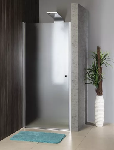 Zuhanyajtó, Aqualine PILOT nyílóajtó, 100 cm, matt üveg PT100