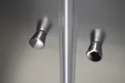 Zuhanyajtó, Aqualine PILOT duplaszárnyas nyílóajtó, 100 cm, matt üveg PT102
