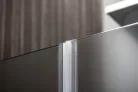 Zuhanyajtó, Aqualine PILOT duplaszárnyas nyílóajtó, 100 cm, matt üveg PT102