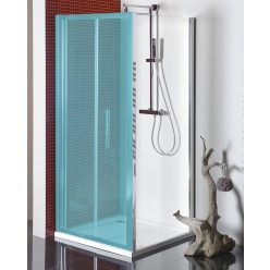   Fix fal, Sapho Polyasn LUCIS LINE oldalfal, 90 cm, króm DL3415