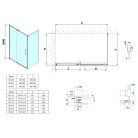 Fix fal, Sapho Polysan ROLLS LINE oldalfal, 90 cm RL3315