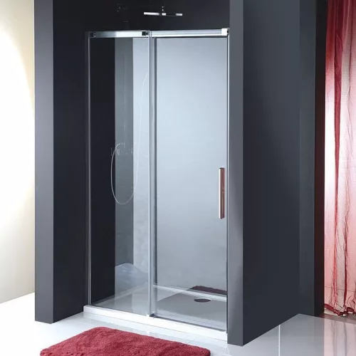 Zuhanyajtó, Sapho Polysan ALTIS LINE tolóajtó, 120 cm, króm AL3015C