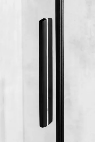 Zuhanyajtó, Sapho Polysan ALTIS LINE tolóajtó, 160 cm, matt fekete AL4312B