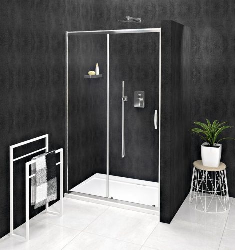 Zuhanyajtó, Sapho Gelco  SIGMA SIMPLY tolóajtó, 110 cm, króm GS1111