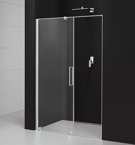 Zuhanyajtó, Sapho Polysan ROLLS LINE tolóajtó, 130 cm RL1315
