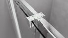 Zuhanyajtó, Sapho Polysan ROLLS LINE tolóajtó, 150 cm RL1515