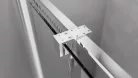 Zuhanyajtó, Sapho Polysan ROLLS LINE tolóajtó, 150 cm RL1515