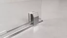 Zuhanyajtó, Sapho Polysan MODULAR SHOWER tolóajtó fix résszel, 100 cm MS5-100