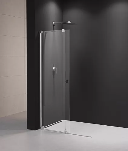 Zuhanyajtó, Sapho Polysan MODULAR SHOWER tolóajtó fix résszel, 120 cm MS5-120