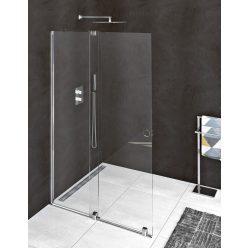   Zuhanyajtó, Sapho Polysan MODULAR SHOWER tolóajtó fix résszel 140 cm MS5-140