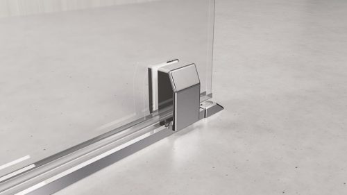 Zuhanyajtó, Sapho Polysan MODULAR SHOWER tolóajtó fix résszel 140 cm MS5-140