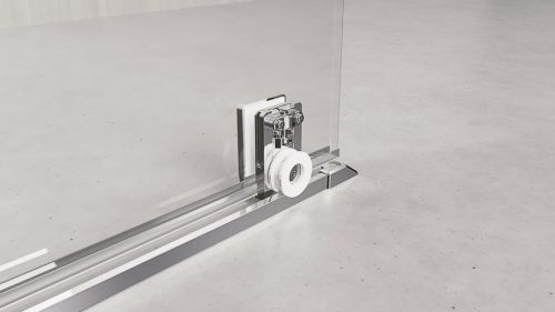Zuhanyajtó, Sapho Polysan MODULAR SHOWER tolóajtó fix résszel 140 cm MS5-140