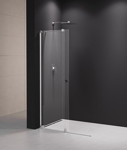 Zuhanyajtó, Sapho Polysan MODULAR SHOWER tolóajtó fix résszel 140 cm MS5-140