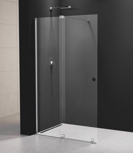 Zuhanyajtó, Sapho Polysan MODULAR SHOWER tolóajtó fix résszel 140 cm MS5-140