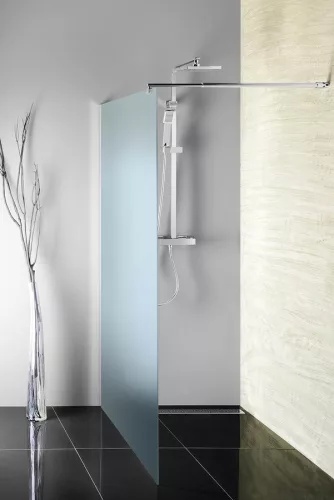 Walk-in, Aqualine Walk-in Fix zuhanyfal, 70x190cm, matt üveg WI070
