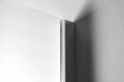 Walk-in, Aqualine Walk-in Fix zuhanyfal, 80x190cm, matt üveg WI080