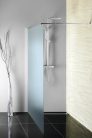 Walk-in, Aqualine Walk-in Fix zuhanyfal, 100x190cm, matt üveg WI100