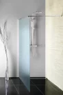 Walk-in, Aqualine Walk-in Fix zuhanyfal, 100x190cm, matt üveg WI100