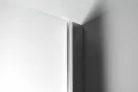 Walk-in, Aqualine Walk-in Fix zuhanyfal, 100x190cm, matt üveg WI100