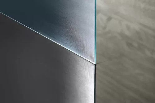 Walk-in, Aqualine Walk-in Fix zuhanyfal, 100x190cm, matt üveg WI100