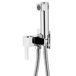   Falba süllyesztett csaptelep, Aqualine bidézuhannyal, gégecsővel, króm SK301