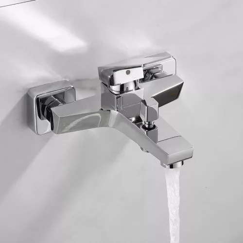 Kádtöltő csaptelep, Aqualine Ritmo fali kádtöltő csaptelep zuhanyváltóval RT010