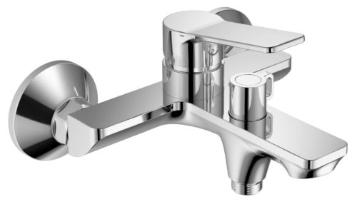 Kádtöltő csaptelep, Aqualine Sintra fali kádtöltő csaptelep zuhanyváltóval SX010