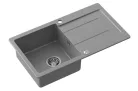 Mosogatótálca, Sapho Gránit, egymedencés, csepegtetővel, 77x44cm, szürke 30874508
