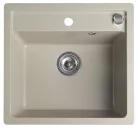 Mosogatótálca, Sapho Gránit, egymedencés, 53x50 cm, beige GR1032