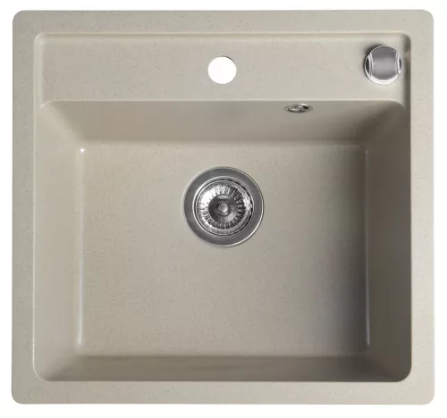 Mosogatótálca, Sapho Gránit, egymedencés, 53x50 cm, beige GR1032