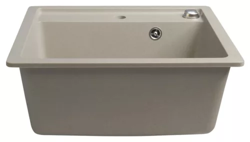 Mosogatótálca, Sapho Gránit, egymedencés, 53x50 cm, beige GR1032