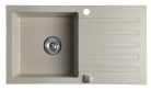 Mosogatótálca, Sapho Gránit mosogató, egymedencés 78x44 cm, beige GR7202