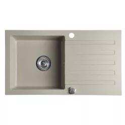   Mosogatótálca, Sapho Gránit mosogató, egymedencés 78x44 cm, beige GR7202