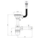 Mosogatótálca, Sapho Gránit mosogató, egymedencés 78x44 cm, beige GR7202
