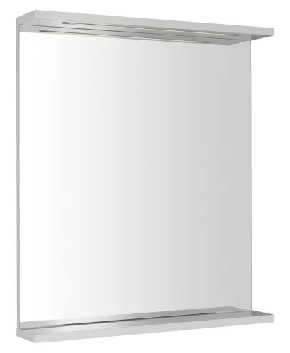 Fürdőszoba tükör, Aqualine KORIN LED tükör világítással, 60x70x12cm KO390S