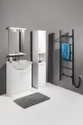 Alsó szekrény, Aqualine SIMPLEX ECO 65 mosdótartó szekrény, mosdóval, 63x83,5x30,7 SIME650