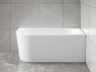 Kád, Aqualine TIBERA R szabadonálló kád, 140x75cm, akril E1055