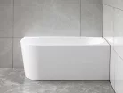 Kád, Aqualine TIBERA R szabadonálló kád, 140x75cm, akril E1055