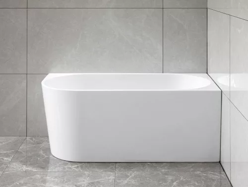 Kád, Aqualine TIBERA R szabadonálló kád, 140x75cm, akril E1055