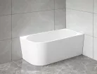 Kád, Aqualine TIBERA R szabadonálló kád, 140x75cm, akril E1055