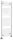 Íves radiátor, Aqualine DIRECT Fürdőszobai radiátor 450x1320 mm 954W ILO34T