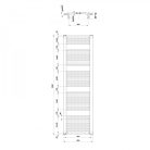 Íves radiátor, Aqualine ORBIT Fürdőszobai radiátor 450x1680 mm 996W ILO64T