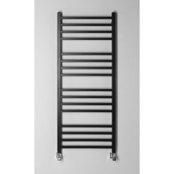   Egyenes radiátor, Sapho METRO fürdőszobai radiátor, 500x1200mm, matt fekete IR410TB