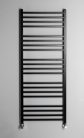 Egyenes radiátor, Sapho METRO fürdőszobai radiátor, 600x1510mm, matt fekete IR420TB
