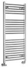 Íves radiátor, Aqualine ALYA íves fürdőszobai radiátor, 500x1110 mm, króm LLC201