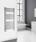 Íves radiátor, Aqualine ALYA íves fürdőszobai radiátor, 600x1110 mm, króm LLC202