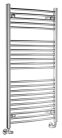 Íves radiátor, Aqualine ALYA íves fürdőszobai radiátor, 600x1110 mm, króm LLC202