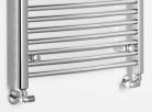 Íves radiátor, Aqualine ALYA íves fürdőszobai radiátor, 600x1110 mm, króm LLC202