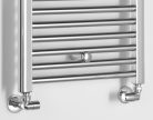 Egyenes radiátor, Aqualine ALYA fürdőszobai radiátor, 450x803 mm, króm LLR101