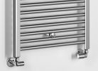 Egyenes radiátor, Aqualine ALYA fürdőszobai radiátor, 500x1230 mm, króm LLR104
